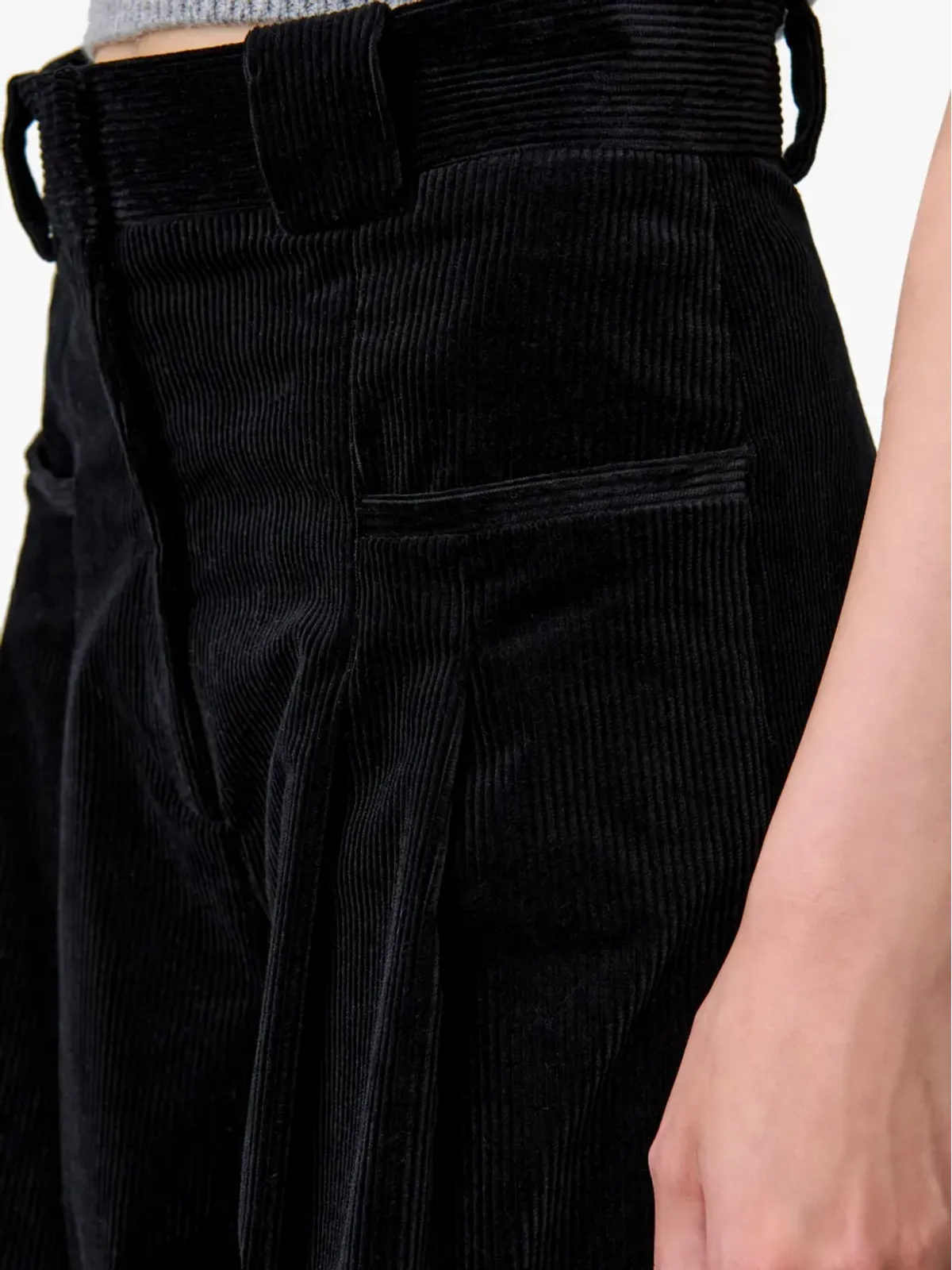 Claudie Pierlot ハイウエスト・ワイドレッグパンツ - 画像5