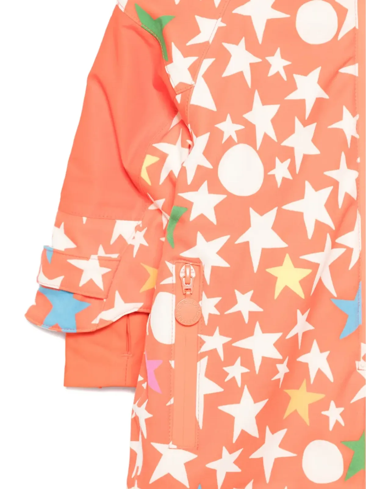 Stella McCartney Kids 星柄スノースーツ - オレンジ - 画像3