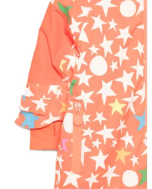 Stella McCartney Kids 星柄スノースーツ - オレンジ - サムネイル3