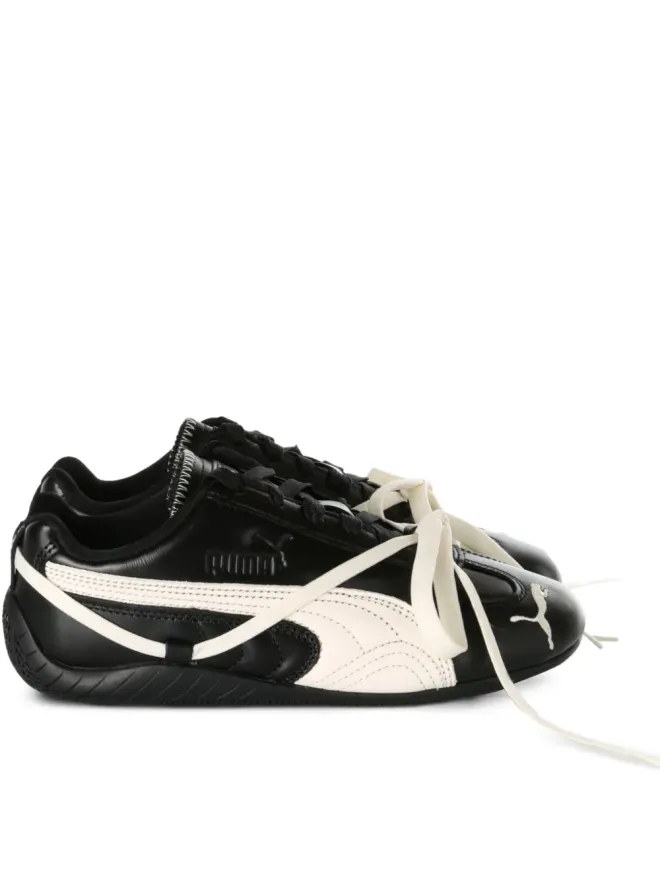 PUMA PUMA x Rosé Speedcat レザー レースアップスニーカー ブラックの商品画像