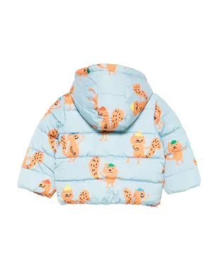 Stella McCartney Kids リス柄プリントのダウンジャケット - サムネイル2