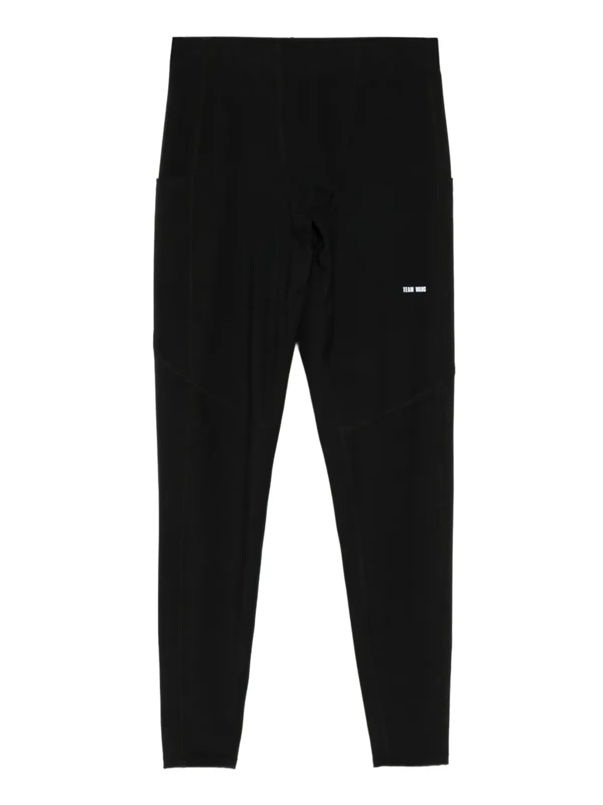 TEAM WANG design ロゴプリント パフォーマンスレギンス ブラック - 画像1