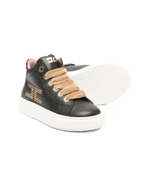 Elisabetta Franchi La Mia Bambina ベルベットレーススニーカー - サムネイル2