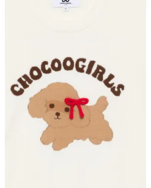 CHOCOOLATE puupy-print jumper - Neutrals - サムネイル3