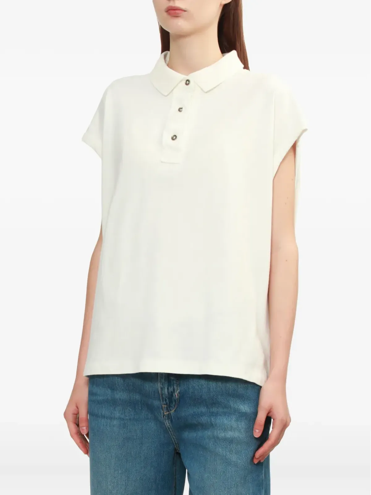 Free People ノースリーブポロトップ - 画像3
