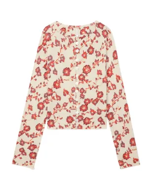 Free People 花柄プリント ボタントップス - サムネイル1