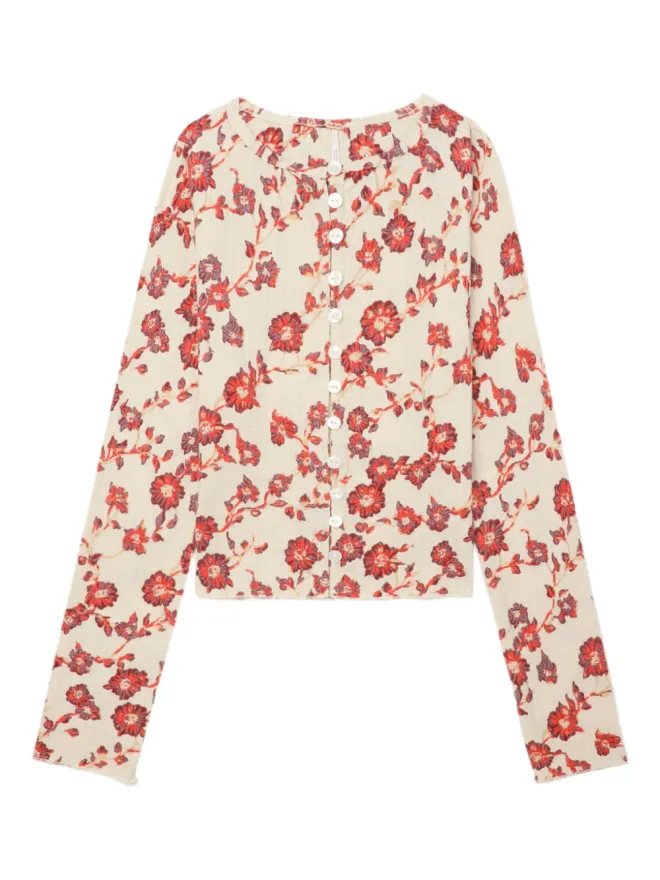 Free People Free People 花柄プリント ボタントップスの商品画像