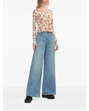 Free People 花柄プリント ボタントップス - サムネイル2