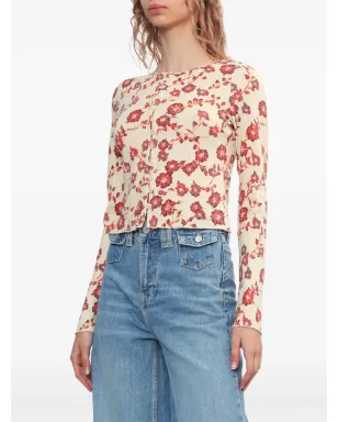 Free People 花柄プリント ボタントップス - サムネイル3