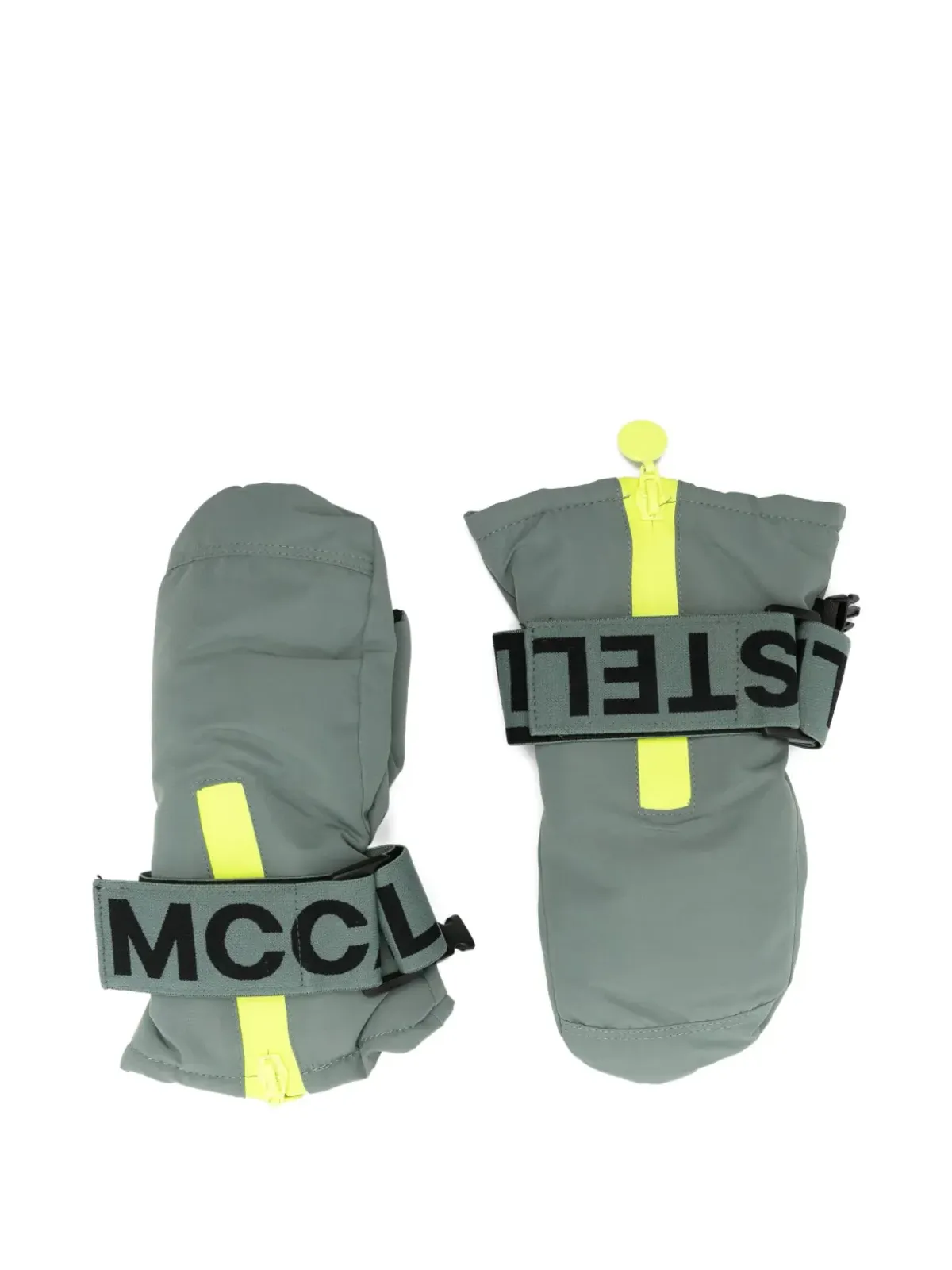 Stella McCartney Kids ストラップ留めミトン - 画像1