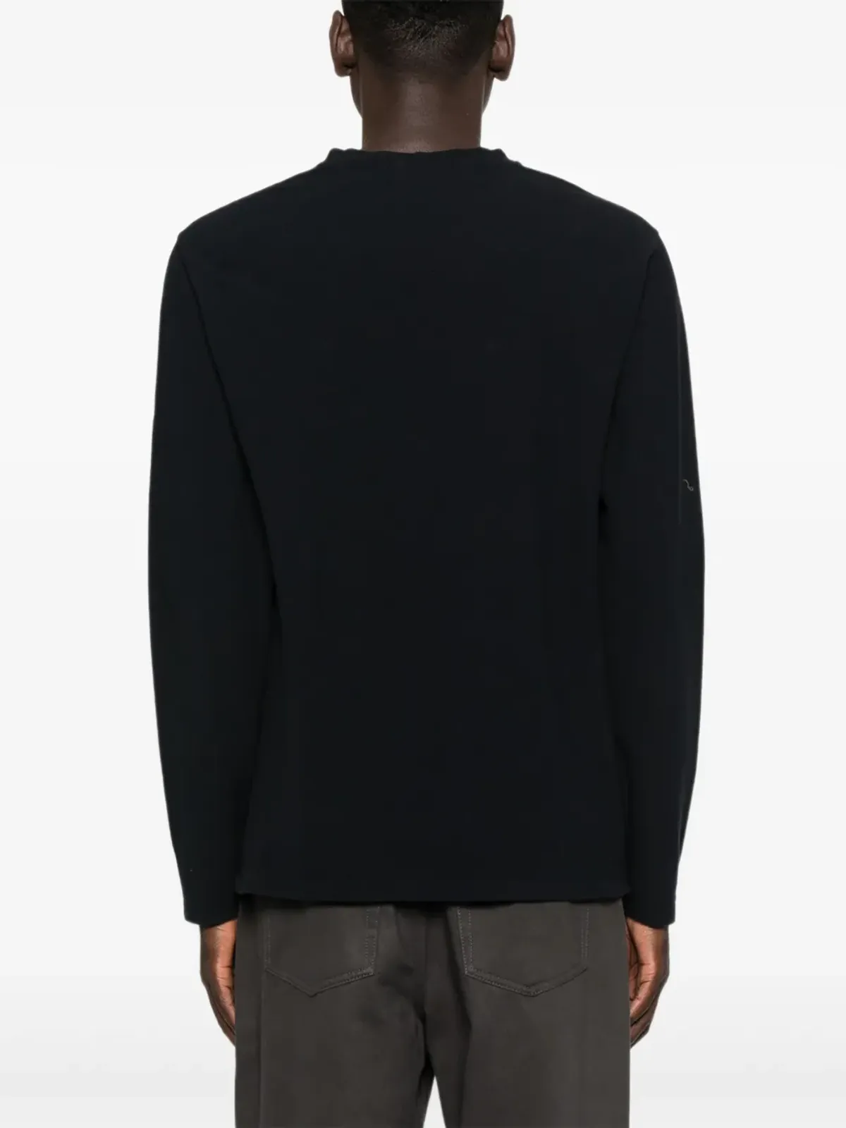 Stone Island ロゴパッチ長袖Tシャツ - 画像4