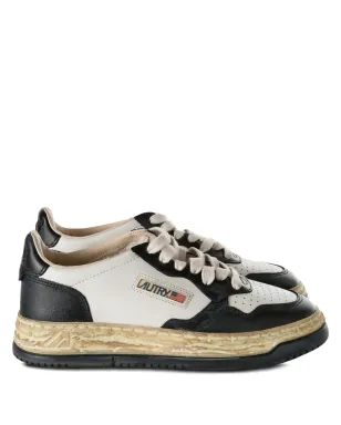 Maison MIHARA YASUHIRO x Autry レザーパネルド・プラットフォームスニーカー - White - サムネイル1