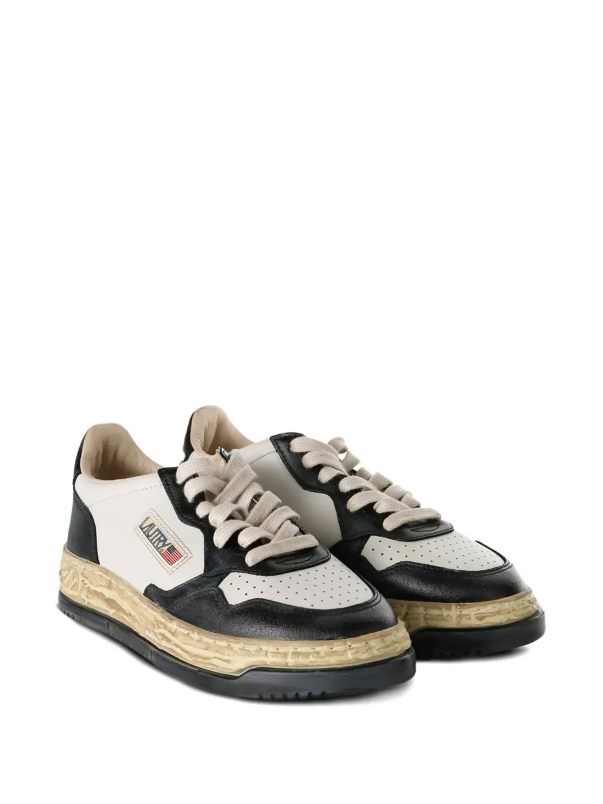 Maison MIHARA YASUHIRO x Autry レザーパネルド・プラットフォームスニーカー - White - 画像2