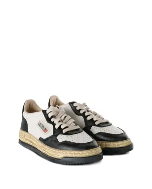 Maison MIHARA YASUHIRO x Autry レザーパネルド・プラットフォームスニーカー - White - サムネイル2