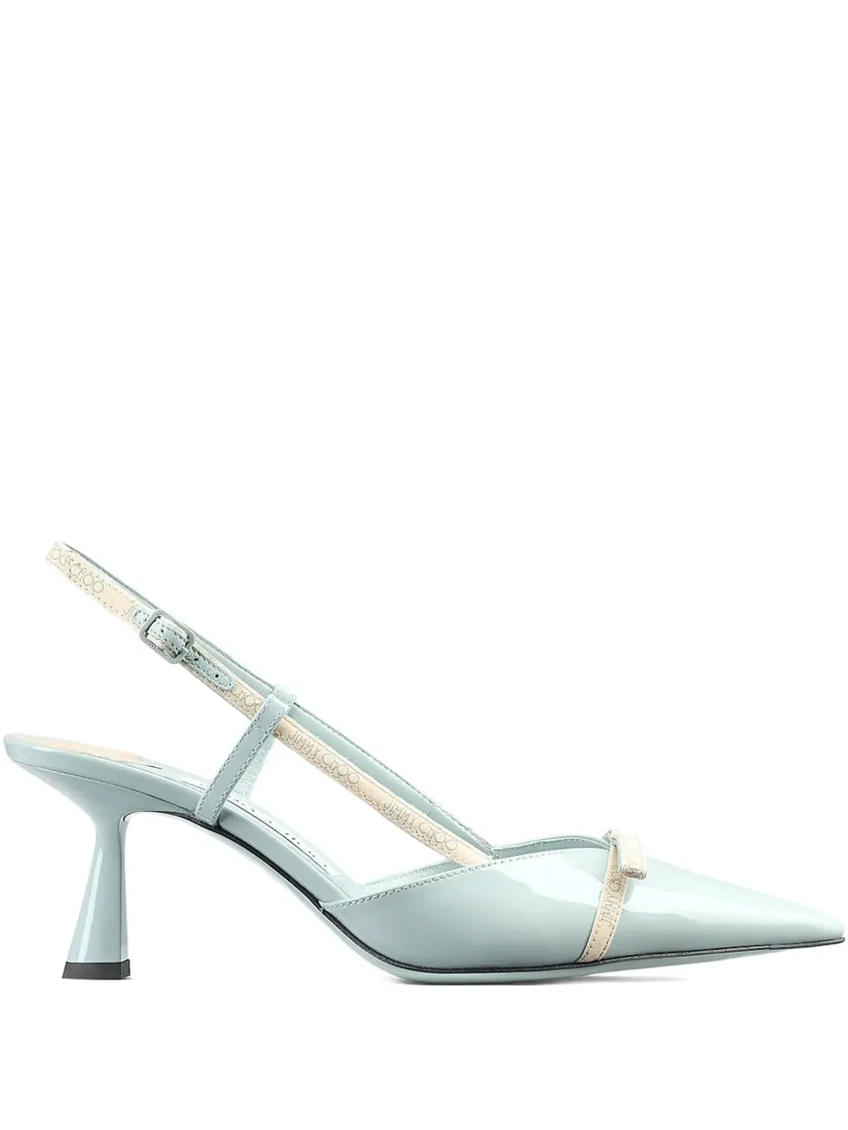Jimmy Choo スリングバック レザーパンプス ブルー - 画像1