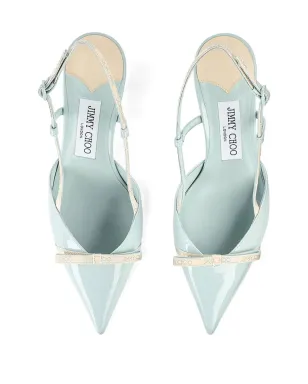 Jimmy Choo スリングバック レザーパンプス ブルー - サムネイル2