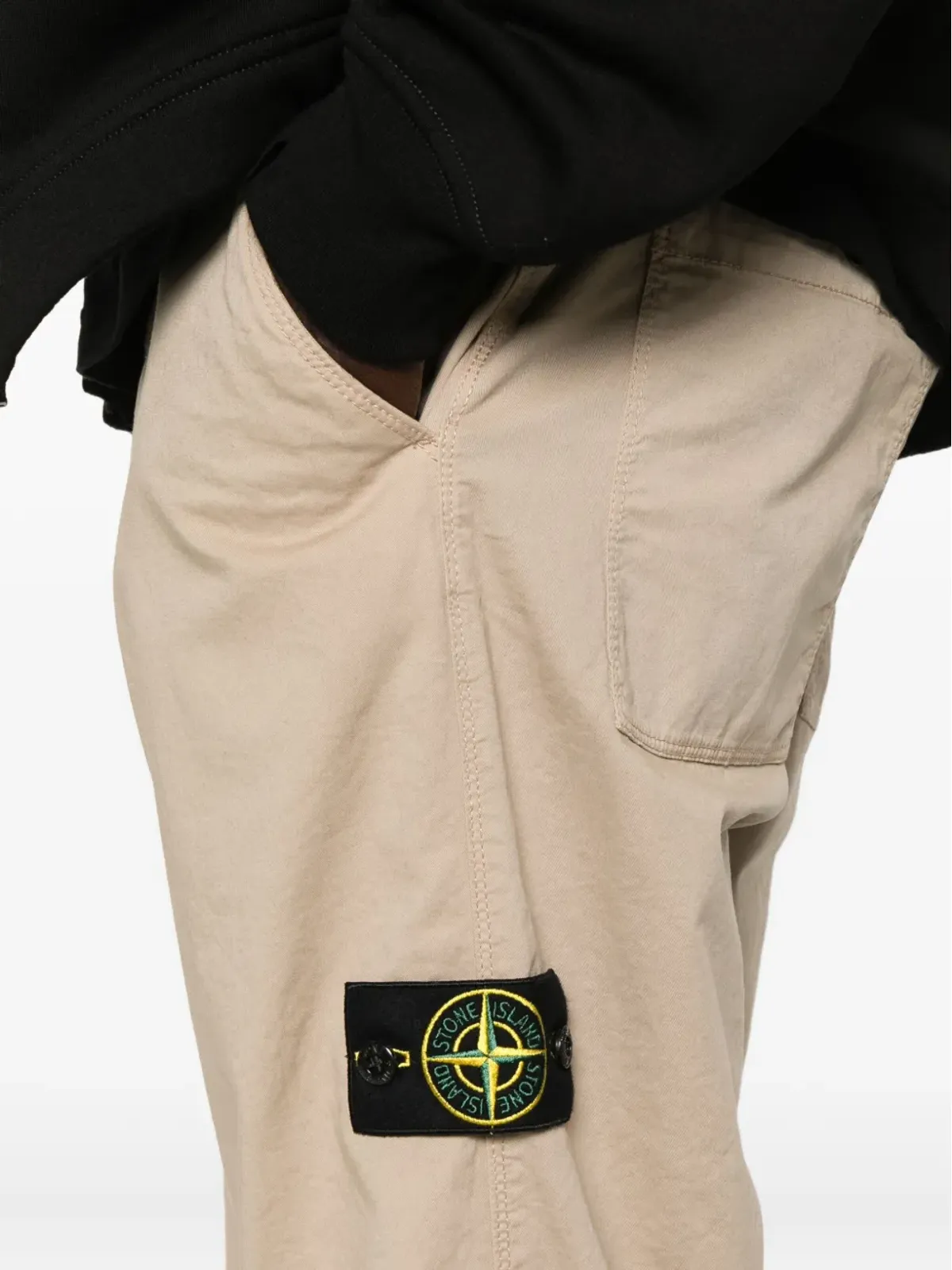 Stone Island パッチポケット ロゴディテール トラウザーズ - 画像5