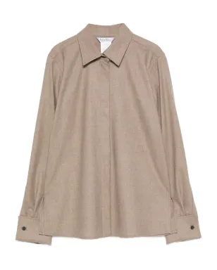 Max Mara ボタンカフス カシミア シャツ - サムネイル1