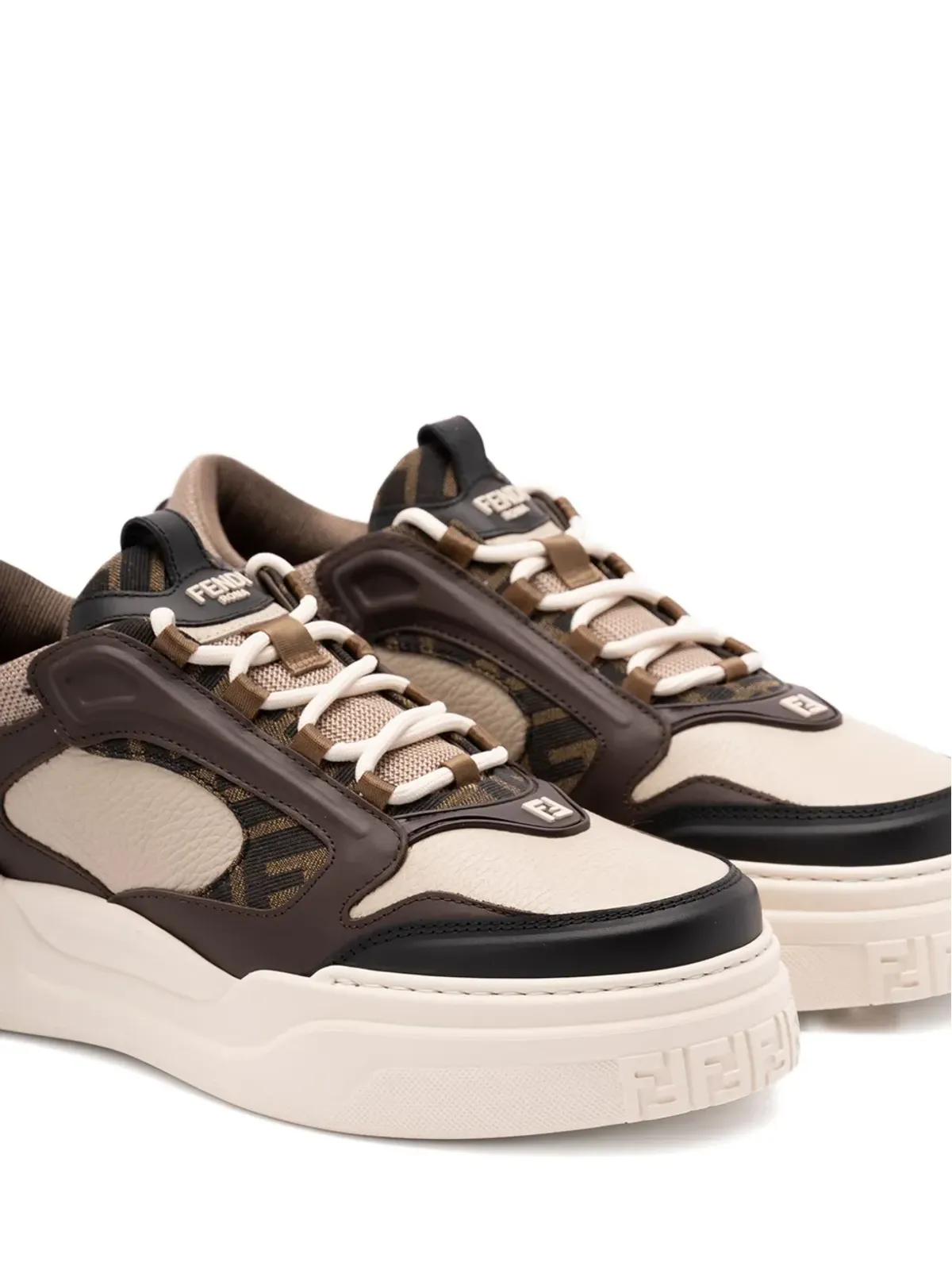 FENDI フォース レザー スニーカー - 画像5
