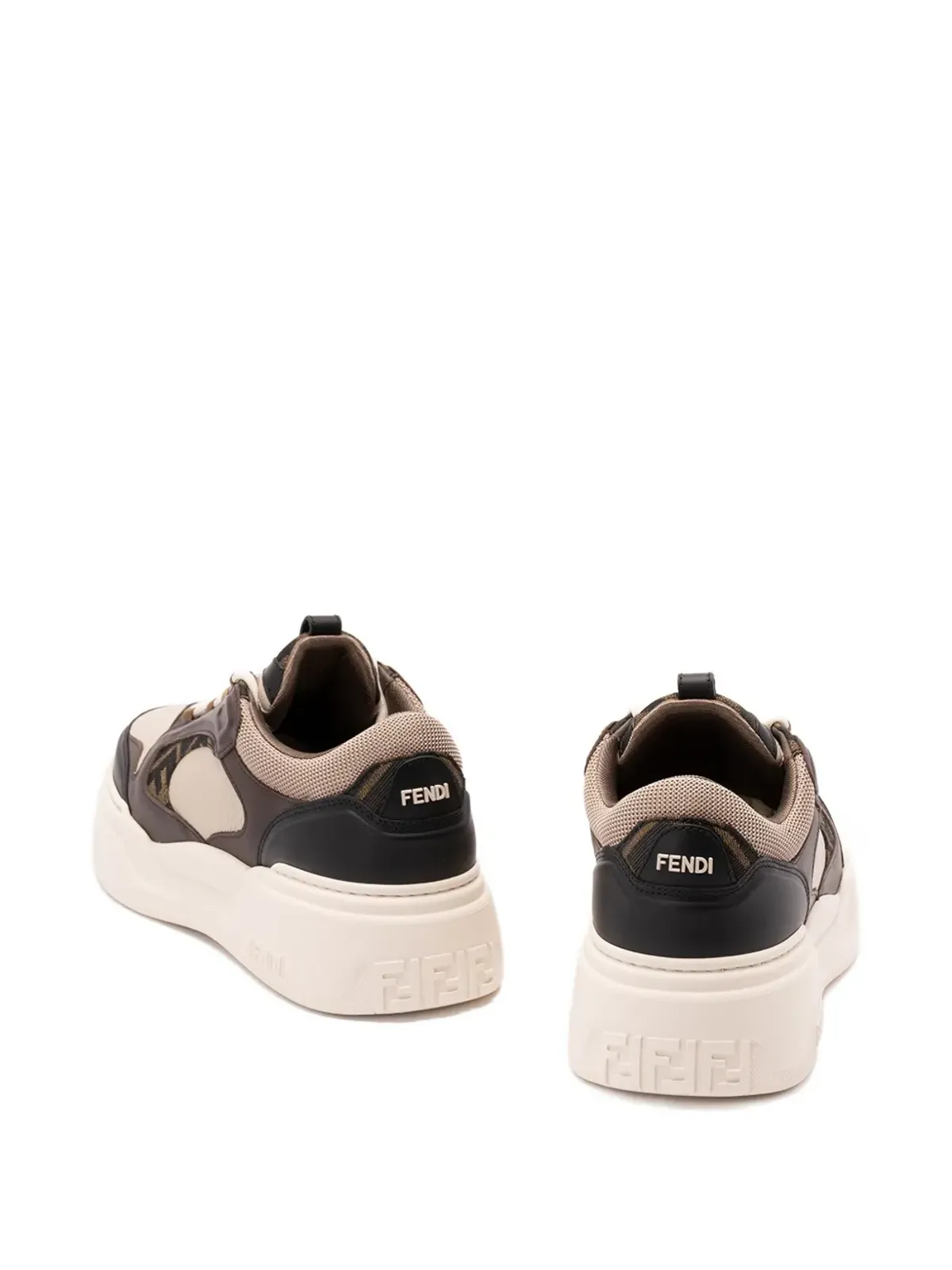 FENDI フォース レザー スニーカー - 画像3