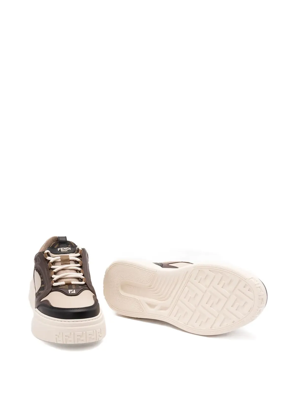 FENDI フォース レザー スニーカー - 画像4