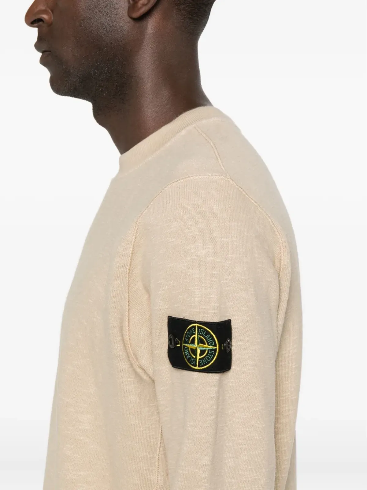 Stone Island ロゴパッチ コットン スウェットシャツ - 画像5