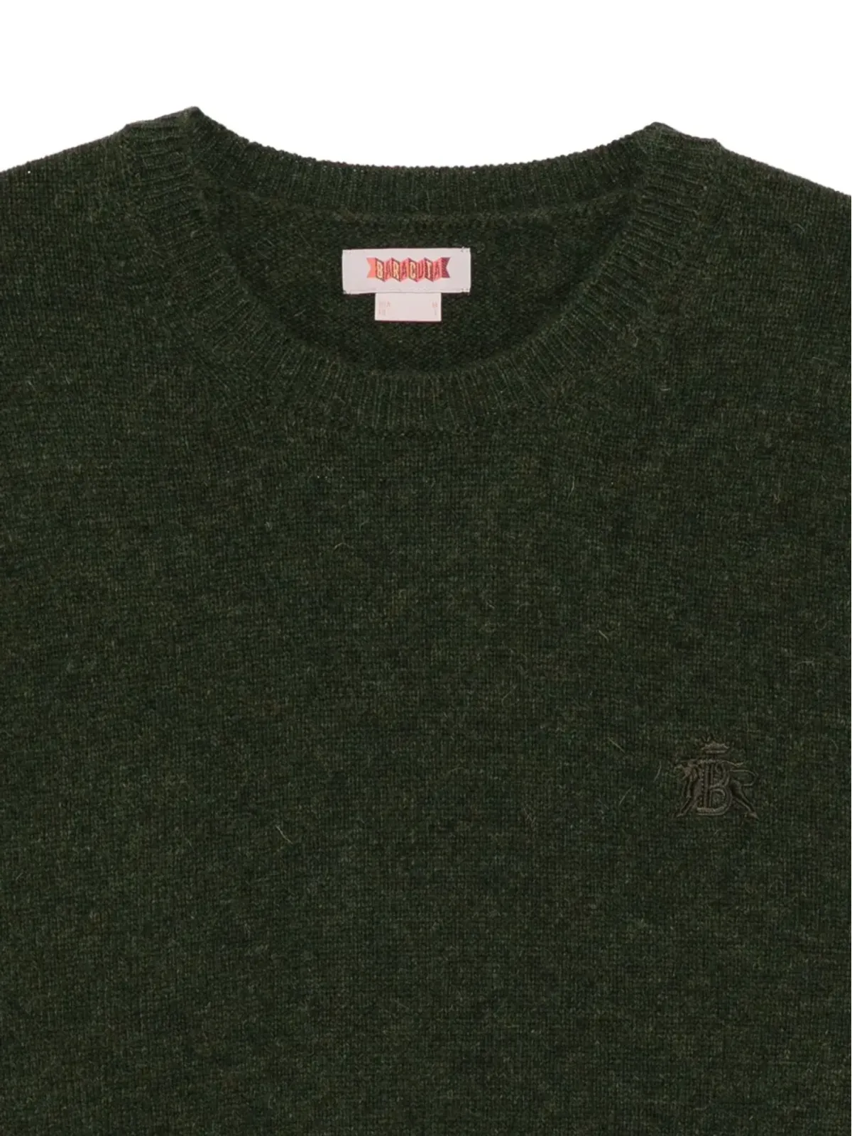 Baracuta エンブロイダード クルーネック セーター - 画像3