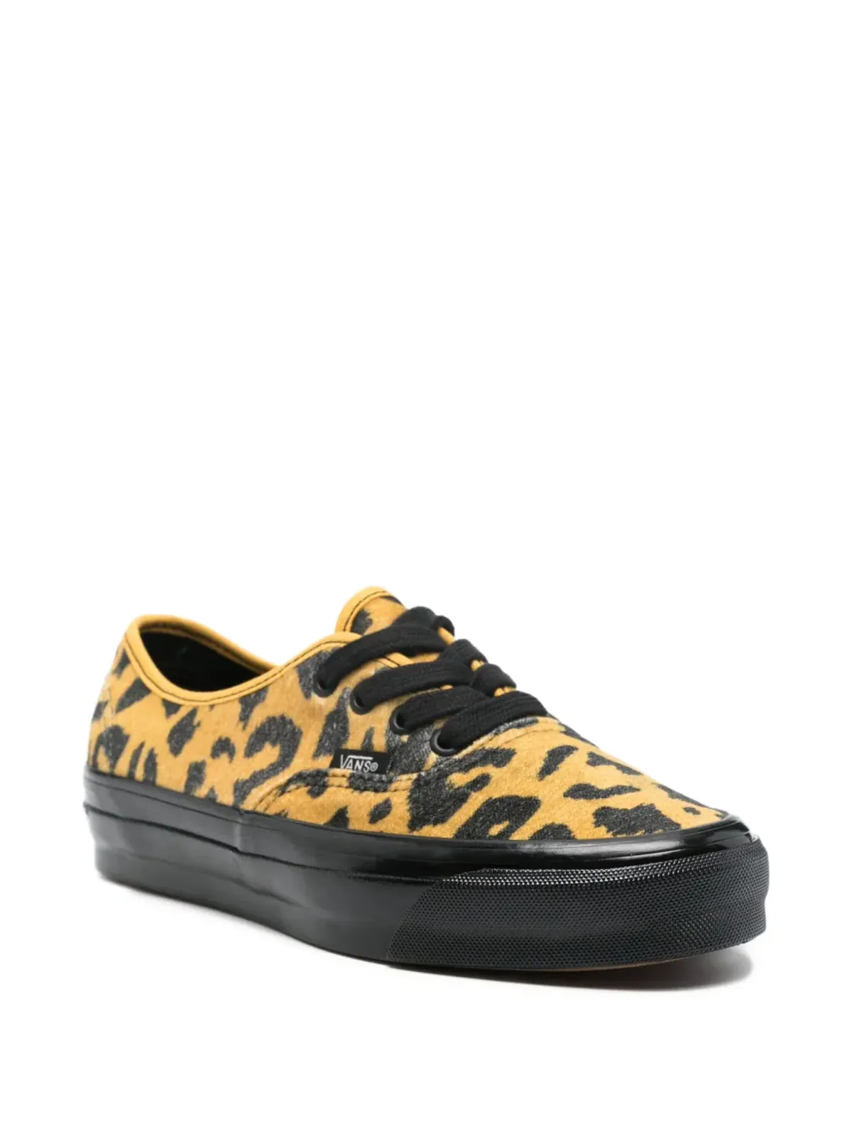 Vans レオパードプリント スニーカー イエロー - 画像2