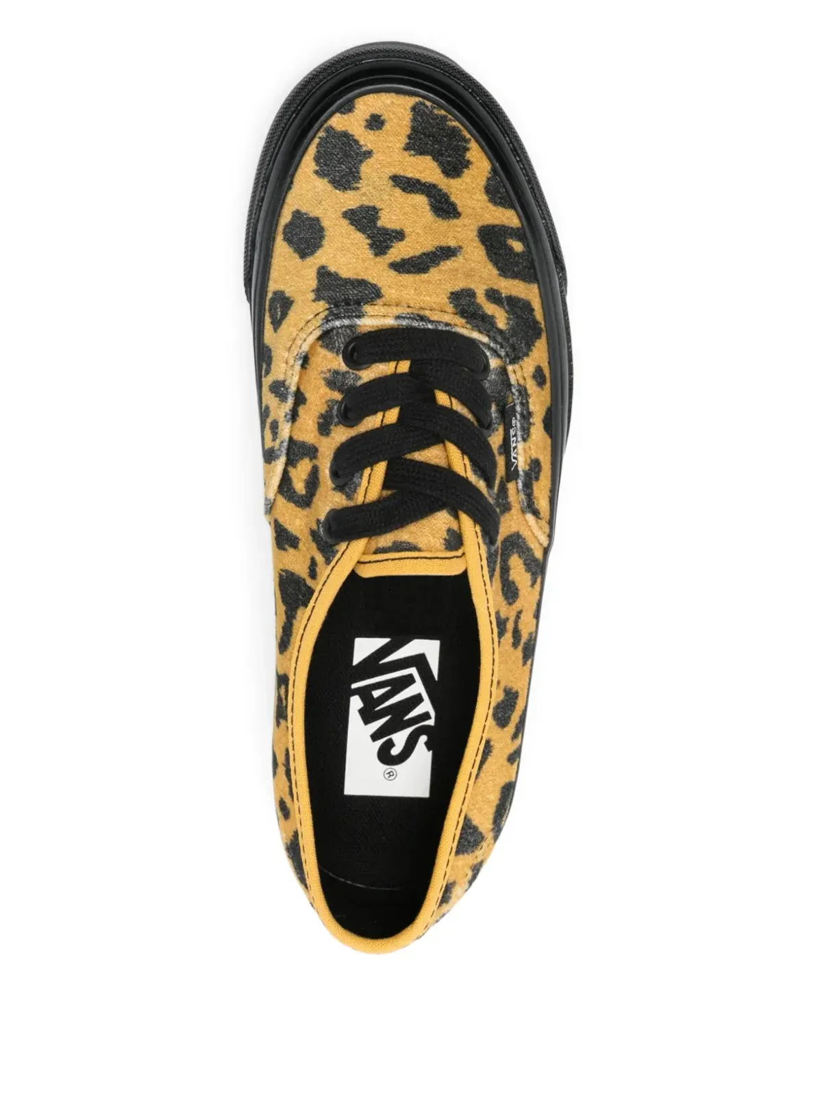 Vans レオパードプリント スニーカー イエロー - 画像4