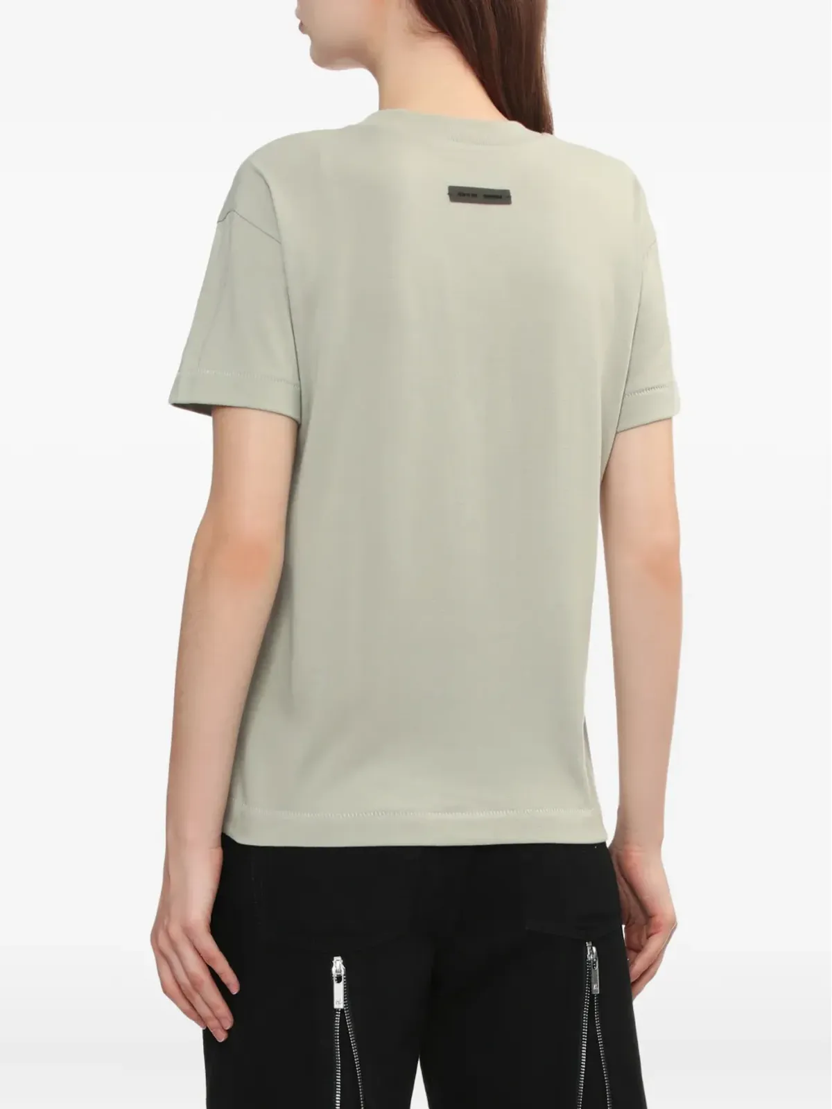 FEAR OF GOD ESSENTIALS 刺繍ロゴ コットン Tシャツ - グリーン - 画像4