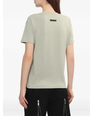 FEAR OF GOD ESSENTIALS 刺繍ロゴ コットン Tシャツ - グリーン - サムネイル4