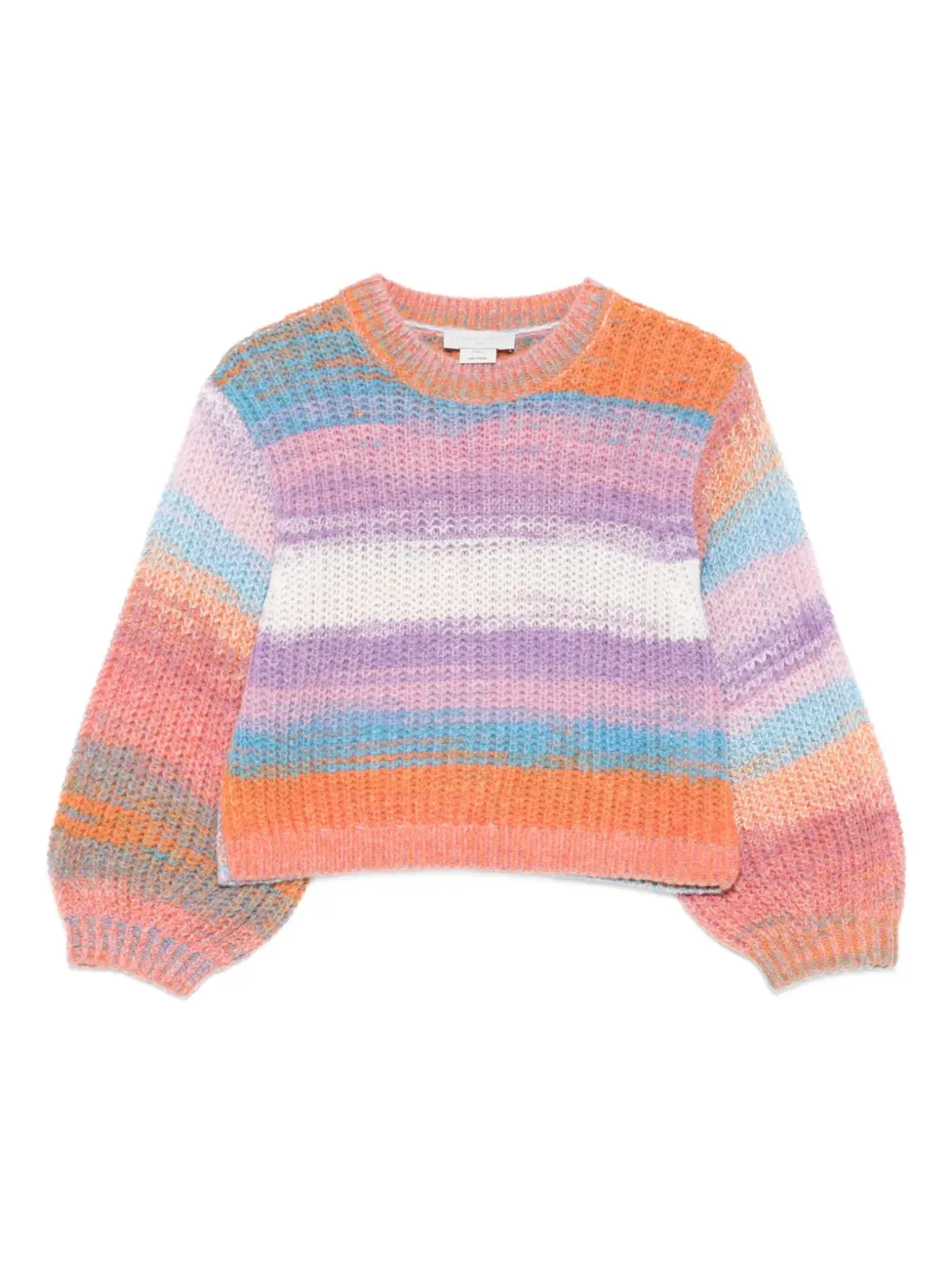 Stella McCartney Kids バルーンスリーブセーター - オレンジ - 画像1
