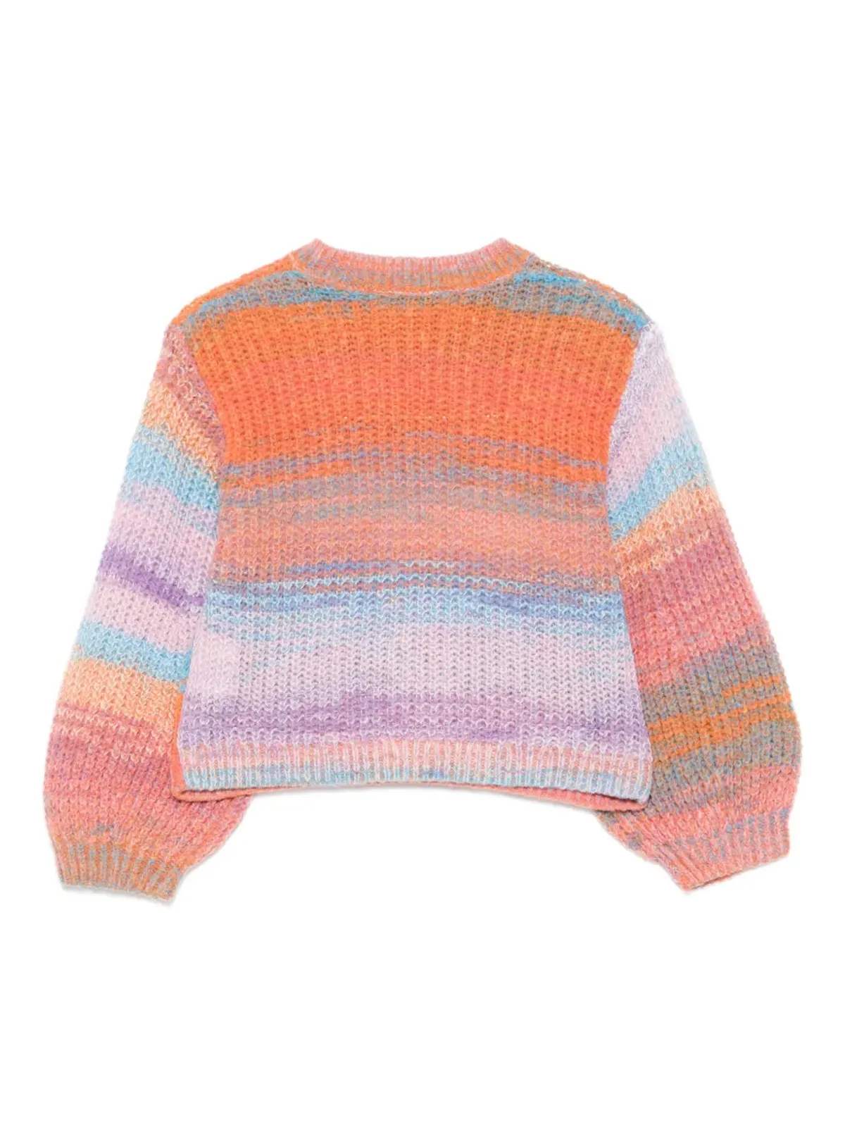 Stella McCartney Kids バルーンスリーブセーター - オレンジ - 画像2
