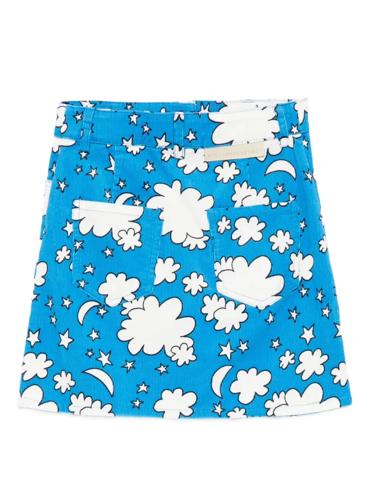 Stella McCartney Kids 星柄コーデュロイスカート - 画像2