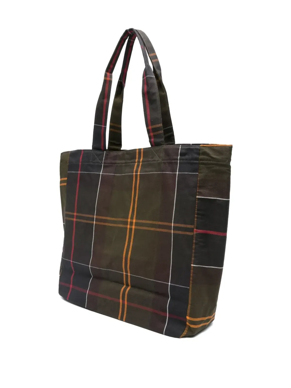 Barbour タータンチェック柄トートバッグ - 画像3
