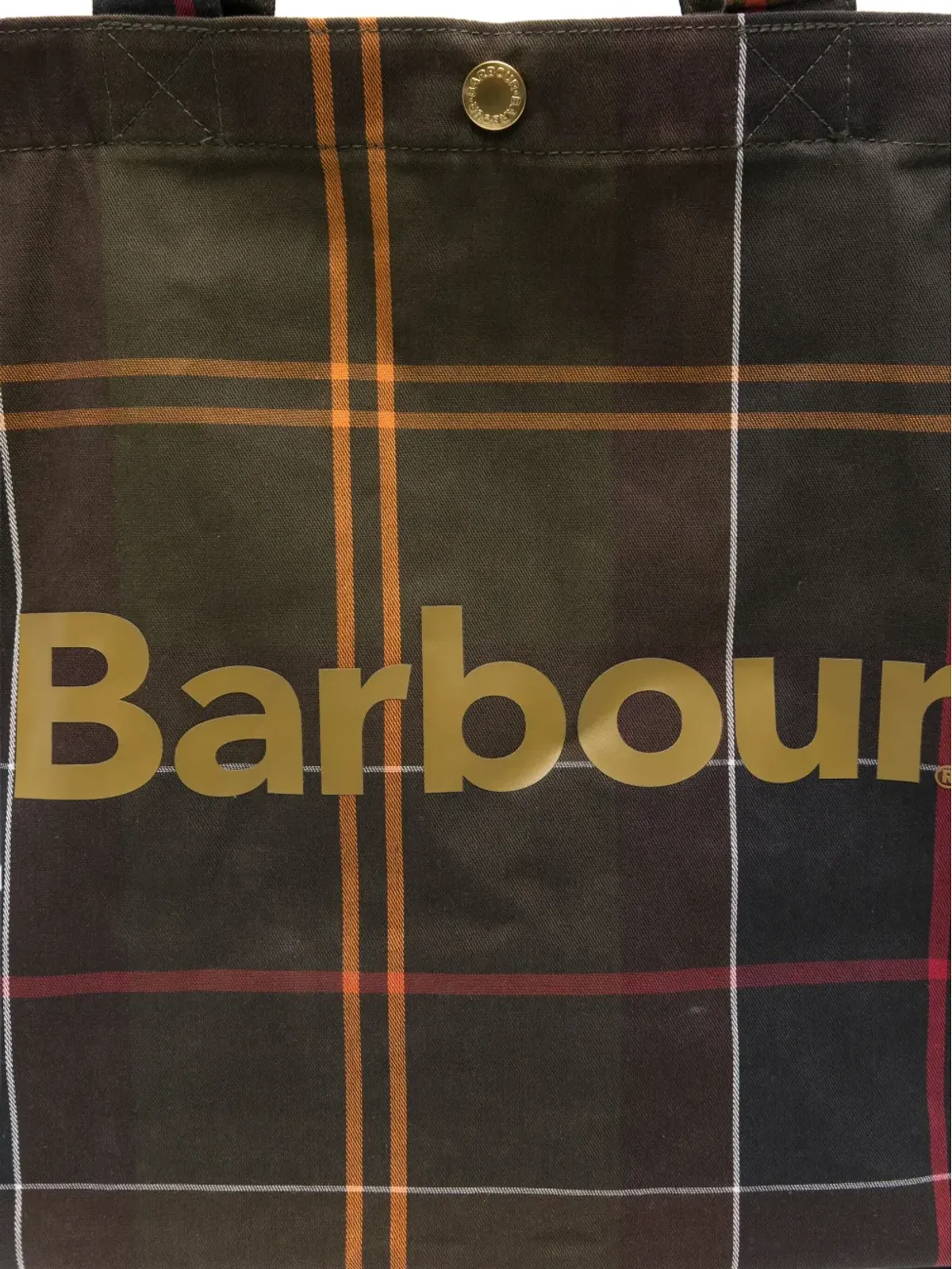 Barbour タータンチェック柄トートバッグ - 画像4