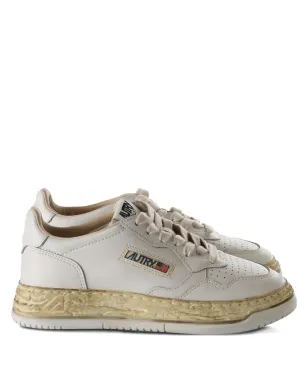 Maison MIHARA YASUHIRO x Autry leather peforated sneakers - White - サムネイル1