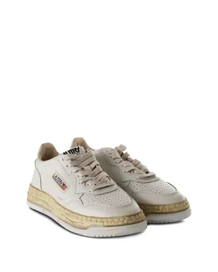 Maison MIHARA YASUHIRO x Autry leather peforated sneakers - White - サムネイル2