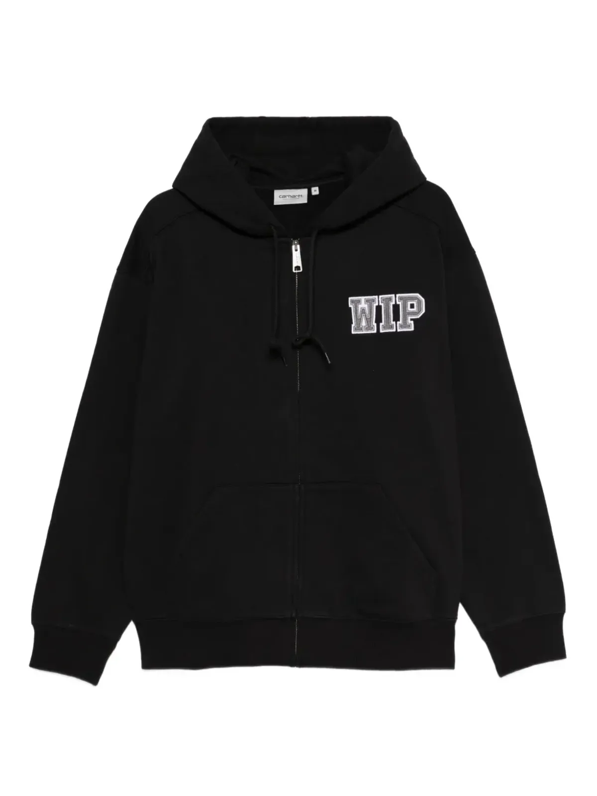 Carhartt WIP ロゴ刺繍ジップアップフーディ - 画像1