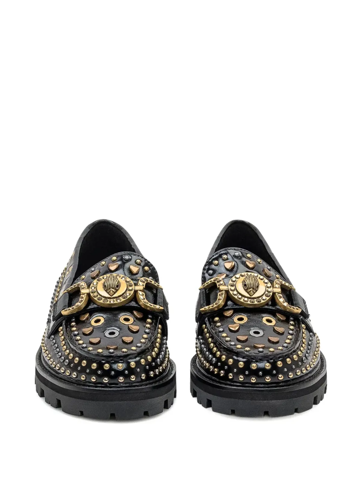 Kurt Geiger London Mansion スタッズ付きバックル ローファー - 画像2