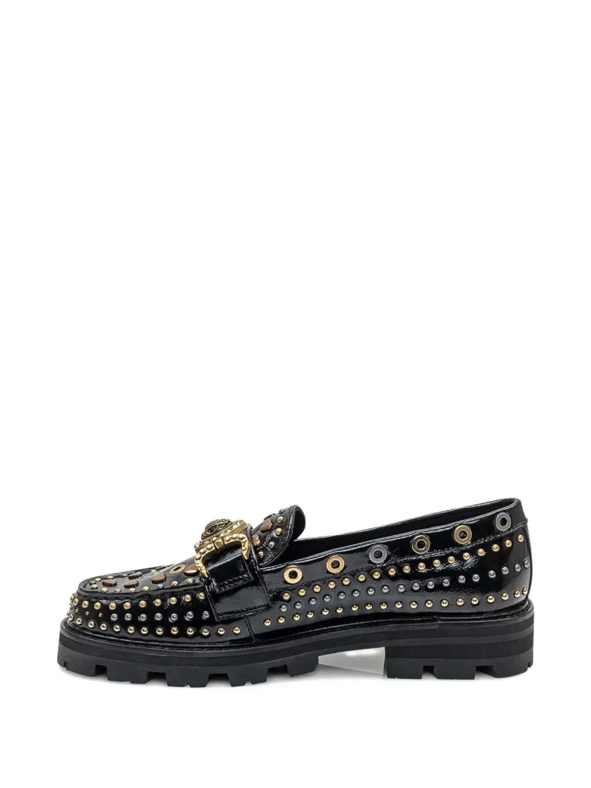Kurt Geiger London Mansion スタッズ付きバックル ローファー - 画像4
