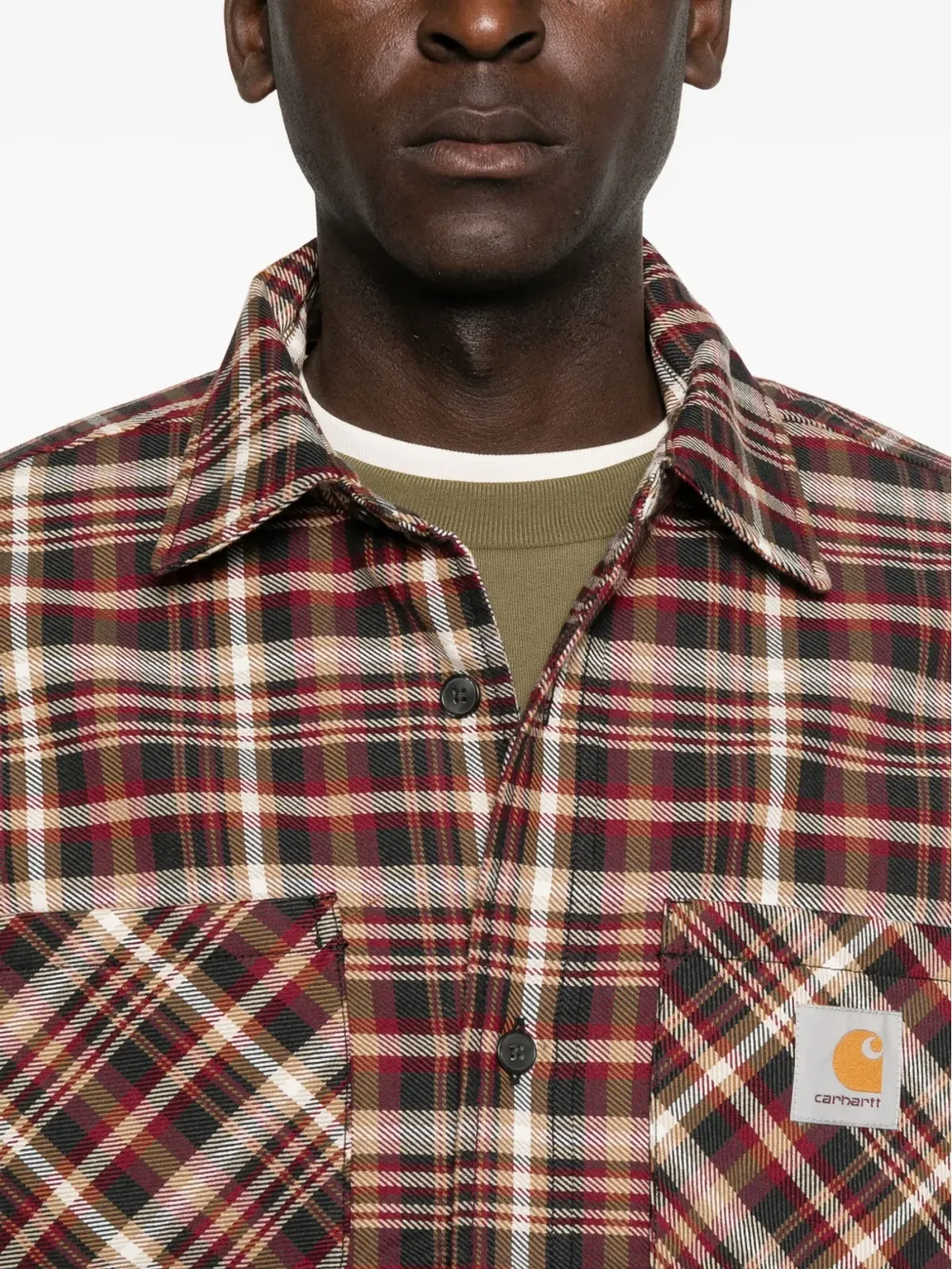 Carhartt WIP チェック柄シャツジャケット - 画像5