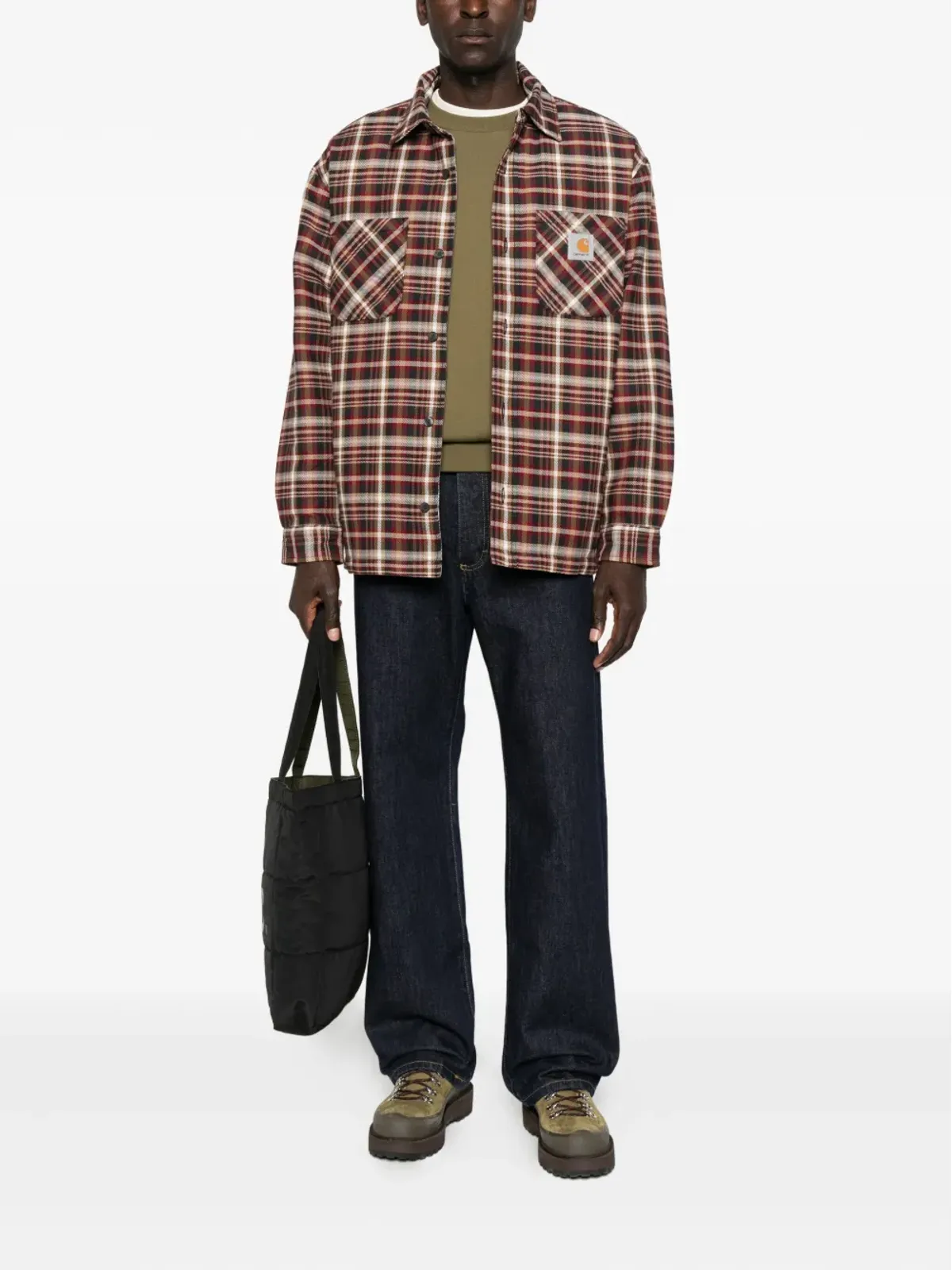 Carhartt WIP チェック柄シャツジャケット - 画像2