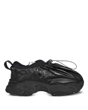 Vivienne Westwood ドローストリング レザー スニーカー - ブラック - サムネイル1