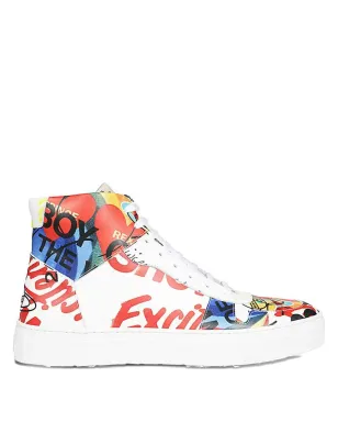 Vivienne Westwood ハイトップ グラフィックプリント スニーカー - サムネイル1