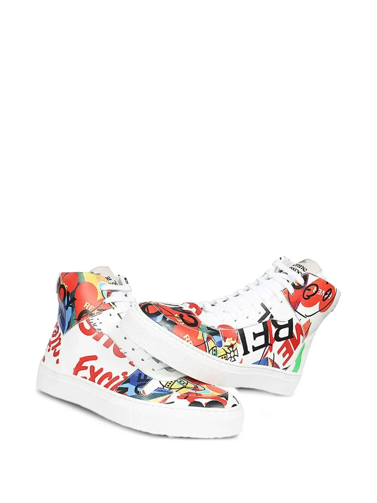 Vivienne Westwood ハイトップ グラフィックプリント スニーカー - 画像2