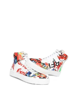 Vivienne Westwood ハイトップ グラフィックプリント スニーカー - サムネイル2