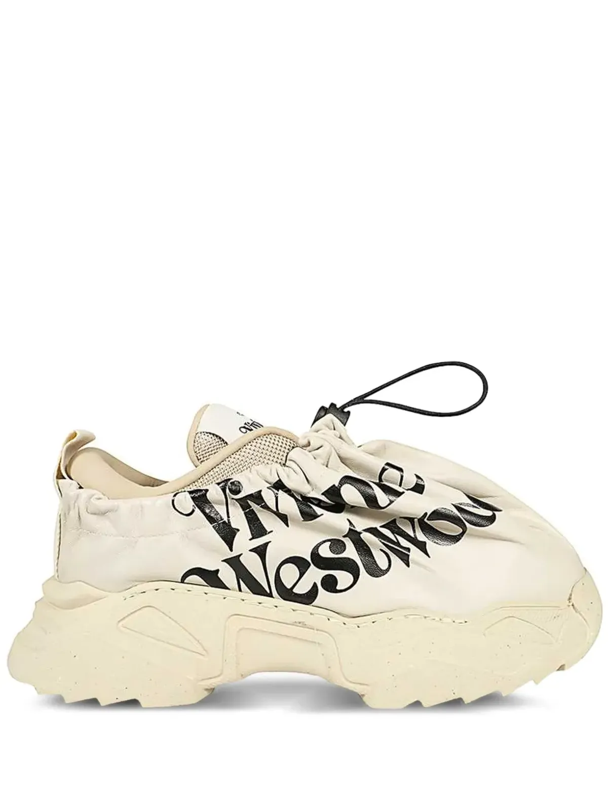 Vivienne Westwood ロゴプリント ドローストリングスニーカー - 画像1