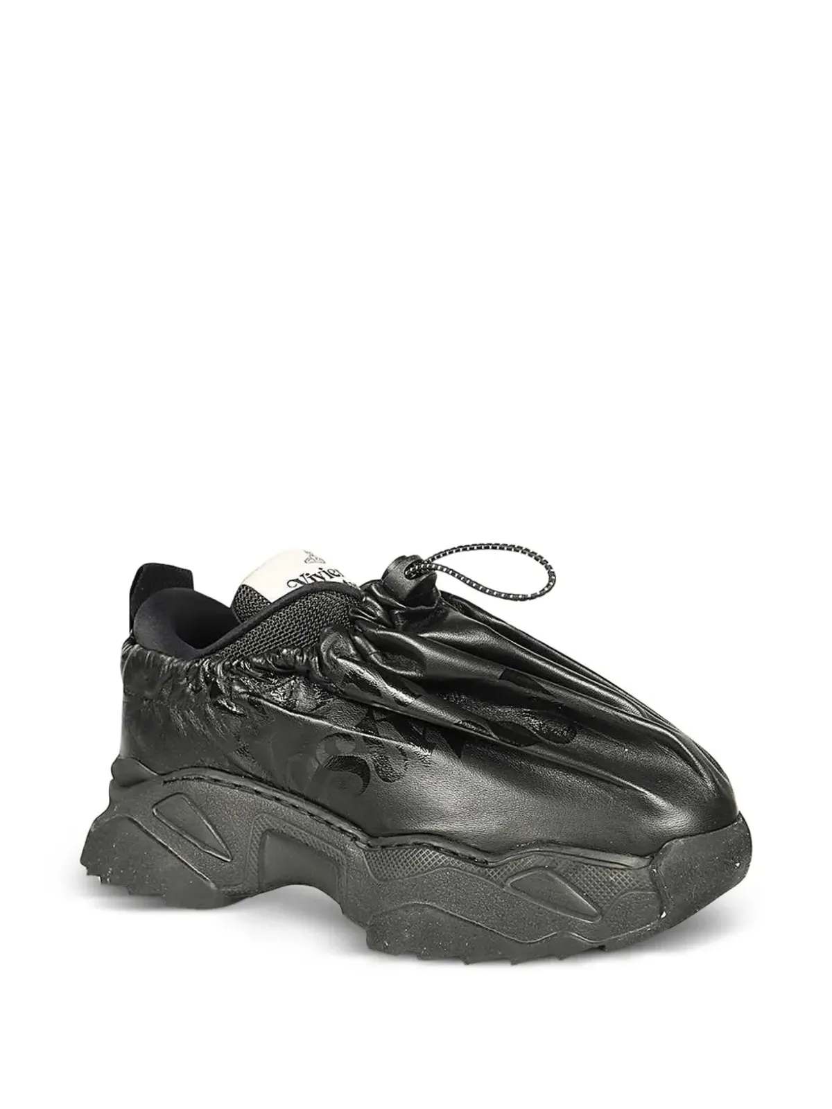 Vivienne Westwood レザー ドローストリングスニーカー - 画像2
