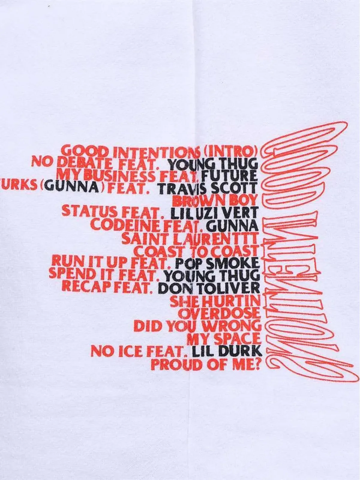 Vlone プリント入りフーディ - 画像3
